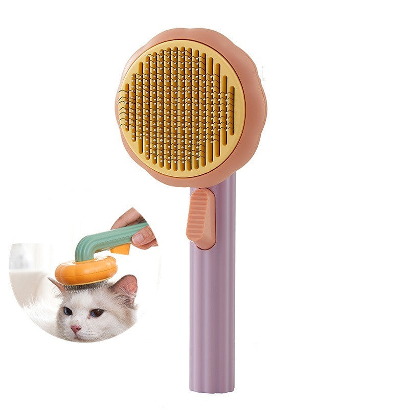 Pumpkin Pet Brush